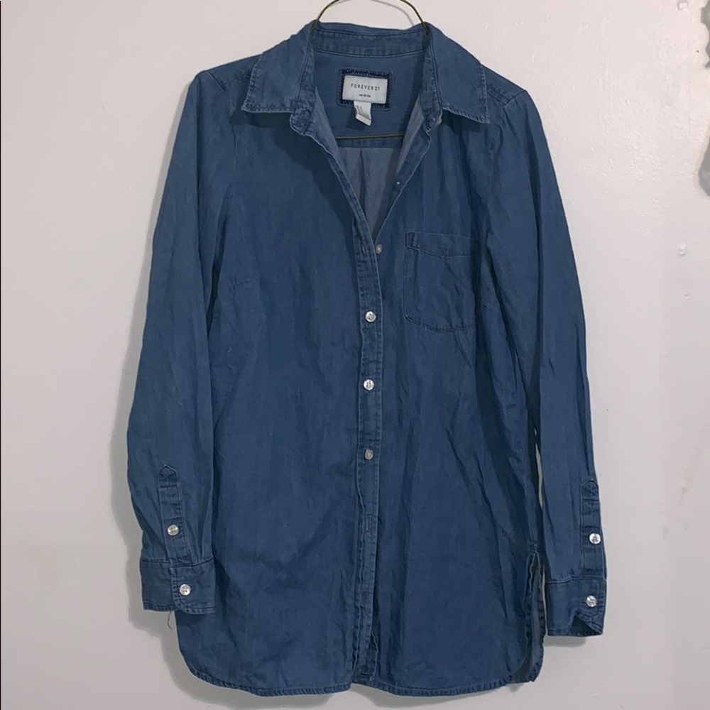 Forever 21 denim shirt